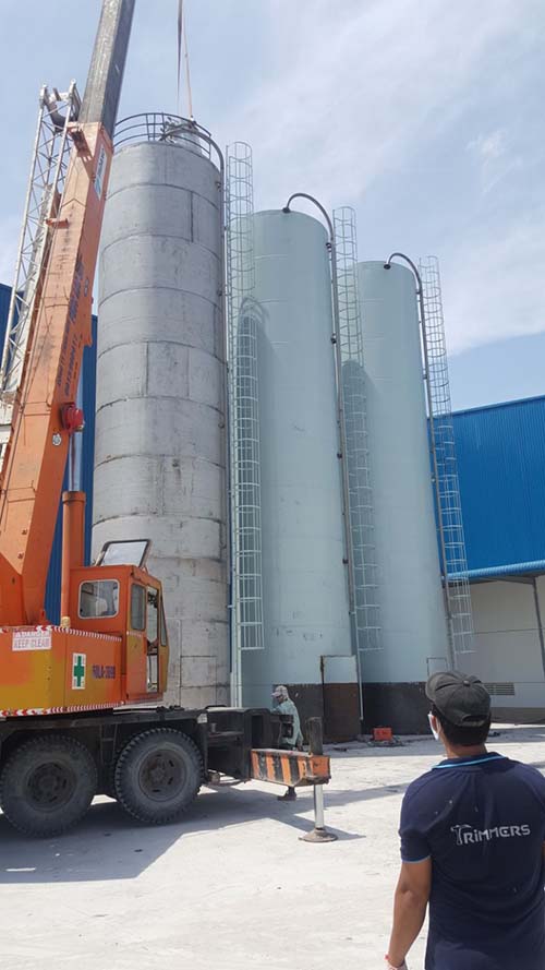 Silo đựng hạt nhựa - Inox Đại Phúc - Công Ty TNHH Cơ Khí Xây Dựng Đại Phúc